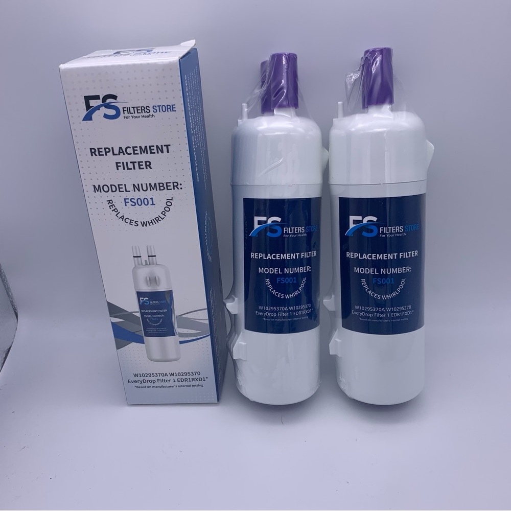 Filters Store  ( 2 ) Fridge Water Filters EDR1RXD1/  W10295370A  White NEW!! - Picture 2 of 12